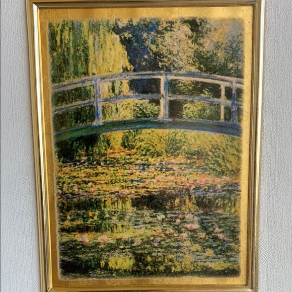 Claude Monet Bridge Painting Framed Print - Picture 2 of 11